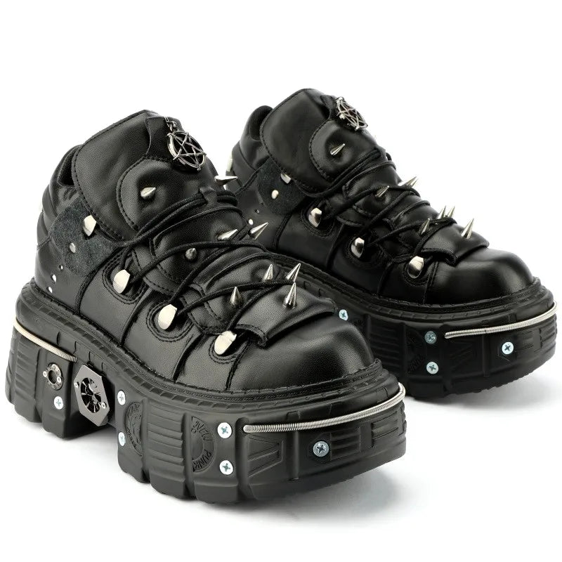 Metal Gothic Punk Sneakers